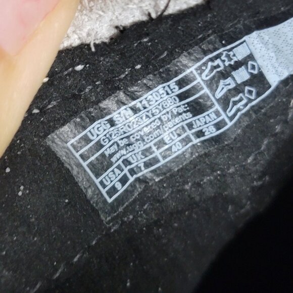 NEW UGG Ashton Chelsea Boots Womens 9 White Chunky Chic Boho Y2K Hipster - Picture 8 of 10